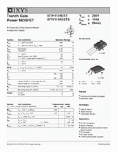 DataSheet IXTH110N25T pdf